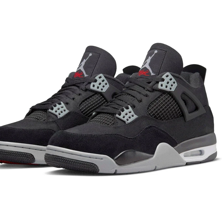 4 Jordan Canvas Retro Black Air SE 0614